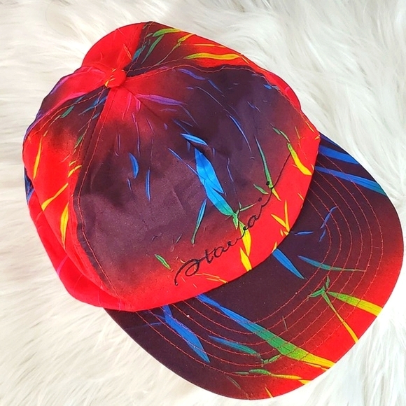 Vintage 80s Hawaii Volcano Lava Tropical Adjustable Snapback Hat Cap Unisex - Picture 6 of 15